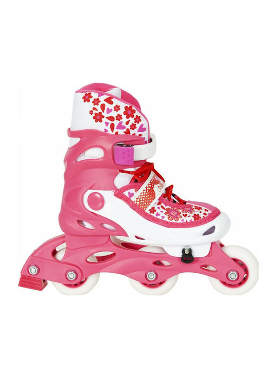 AMILA Inline Αυξομειούμενα Rollers Ροζ Παιδικά