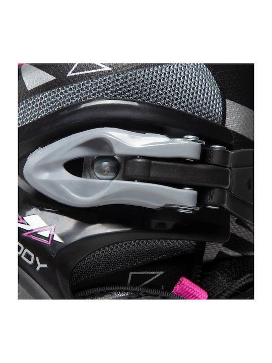 Roces Moody Tif Inline Αυξομειούμενα Rollers Μαύρα Παιδικά