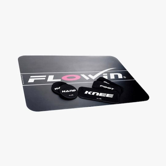 Flowin Pro Fitnessmatte Pilates Schwarz (140x100cm)