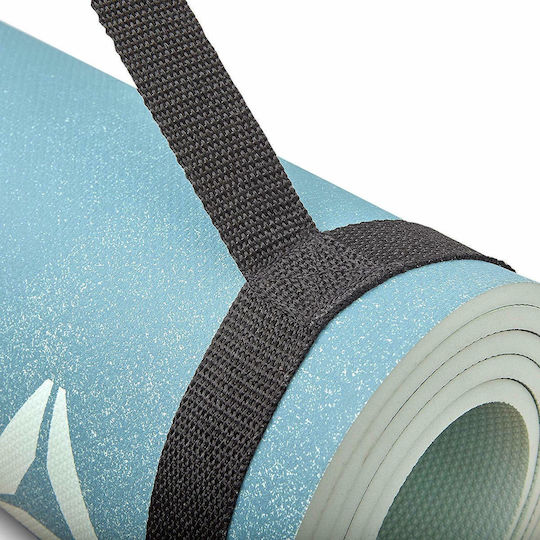 Reebok Στρώμα Γυμναστικής Yoga Τιρκουάζ Πάχους 0.4cm
