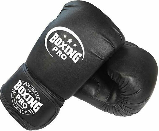 Boxing Pro Boran Γάντια Πυγμαχίας για Αγώνα Μαύρα