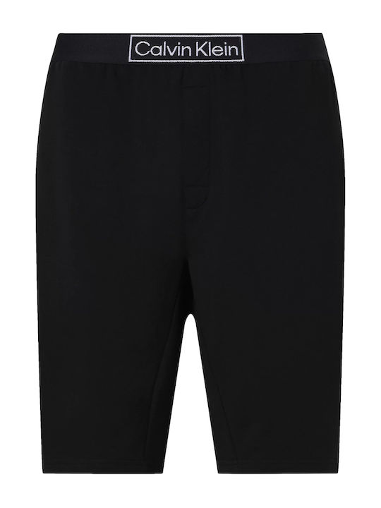 Calvin Klein Καλοκαιρινή Ανδρική Βερμούδα Πιτζάμας Βαμβακερή Μαύρη