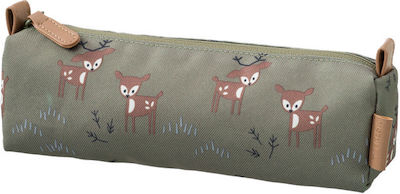 Fresk Pet Deer Pencil Case Barrel with 1 Compartment Green