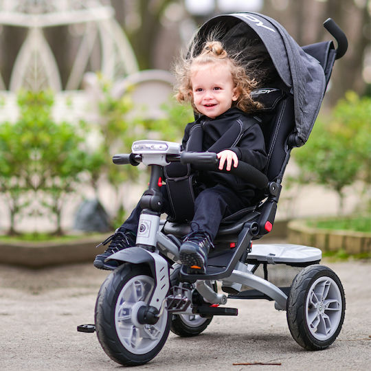 Lorelli Speedy Convertible Kids Tricycle with Parental Handle for 1-3 Years Black