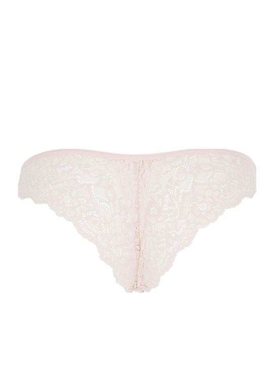 Βαμβακερά Damen Brasilien 2Pack mit Spitze Turquoise/Nude