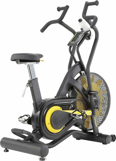 AMILA ReNegaDe Air Bike Upright Exercise Bike with Air Resistance and Wheels