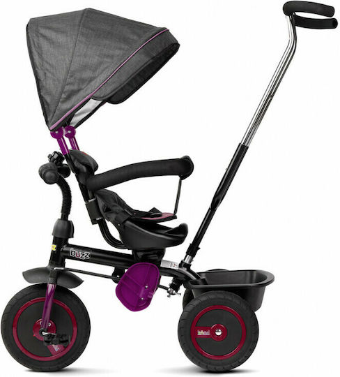Toyz Buzz Превозно Средство с Ръкохватка за Родител за 18 Месеца Черно