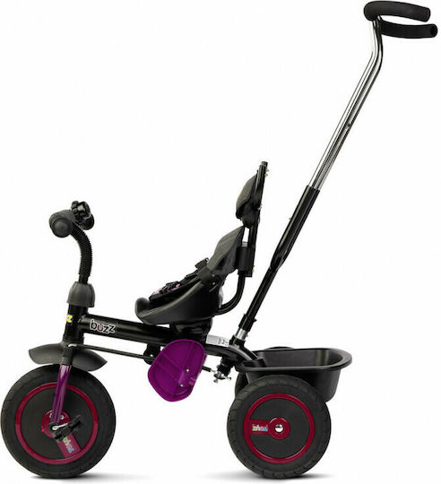 Toyz Buzz Превозно Средство с Ръкохватка за Родител за 18 Месеца Черно
