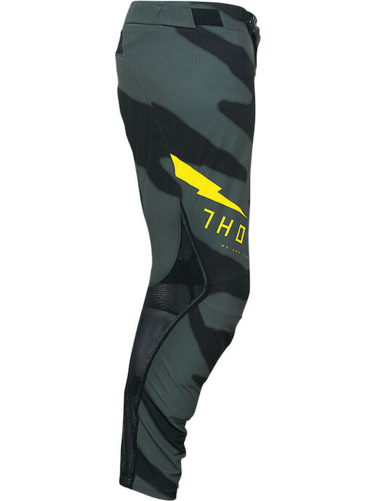 Thor Pulse Racer Pro Cast Καλοκαιρινό Ανδρικό Παντελόνι Motocross Green/Black