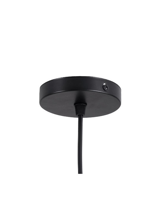 GloboStar Monroe Pendant Light Black Ball with Socket E27 50x36x75cm