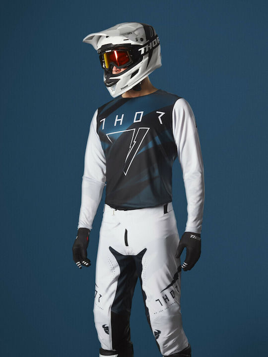 Thor MX Pro Cast Summer Motocross Pants White/Mint