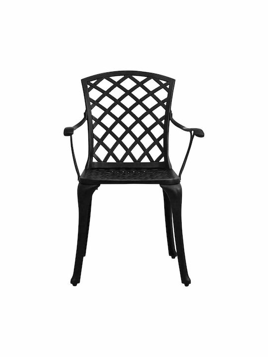 Dining Room Set for Small Outdoor Spaces 3 Pieces Black