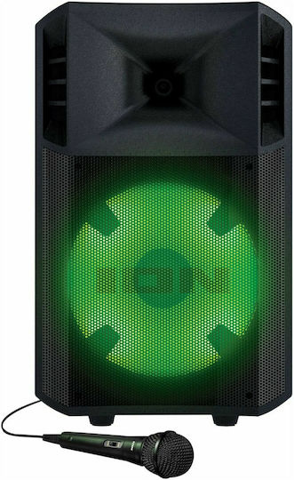 ION Audio Karaoke-System mit einem Kabelgebundenen Mikrofon Power Glow 300 in Schwarz Farbe