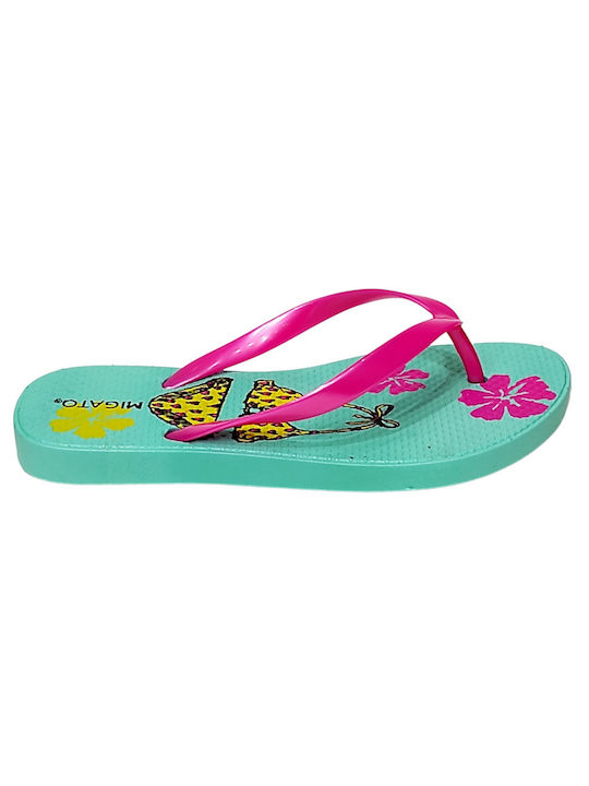 Kids' Flip Flops Fuchsia