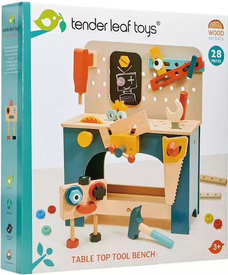 Tender Leaf Toys Детска Работна Пейка от Дърво за 3+ Години