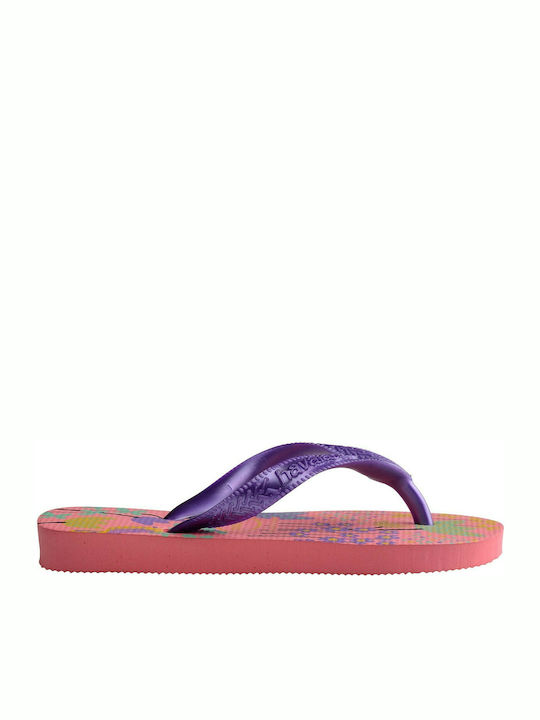 Șlapi pentru copii Flip Flops Violet Flores