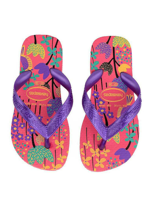 Șlapi pentru copii Flip Flops Violet Flores
