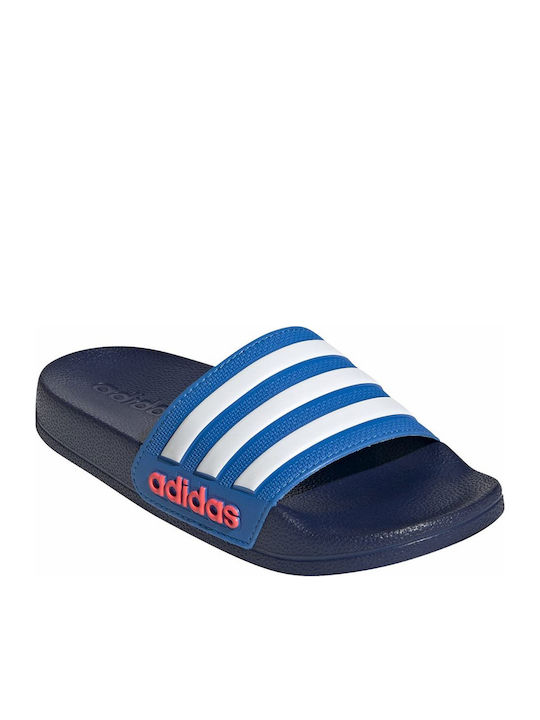 Kinder Badeschlappen Blau Adilette