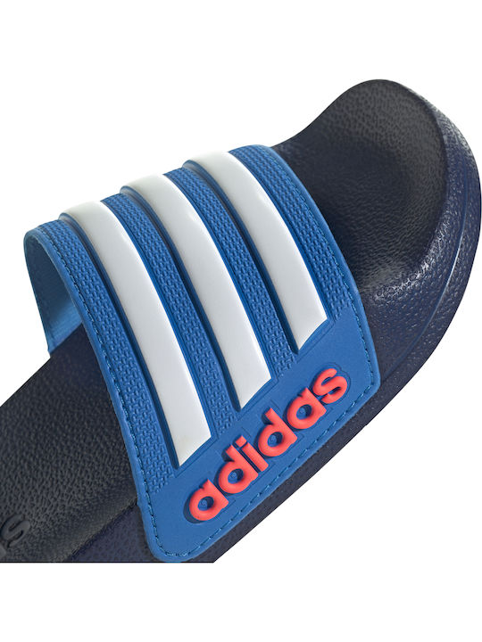 Kinder Badeschlappen Blau Adilette