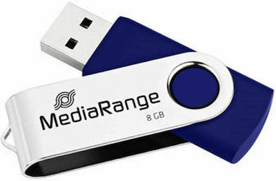 MediaRange 8GB USB 2.0 Stick Silver