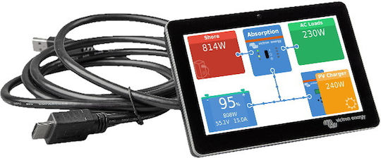 Victron Energy GX Touch 70 Photovoltaic Battery Monitoring System,Smart Battery Management System BPP900455070 1pcs