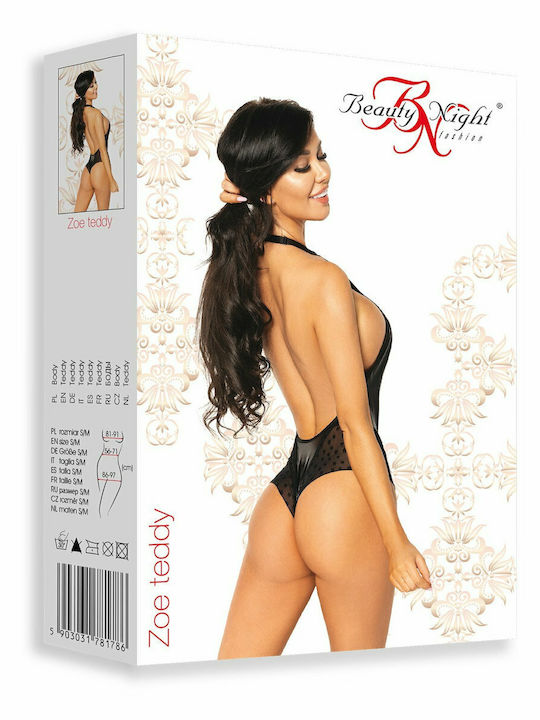Beauty Night Zoe Sexy Κορμάκι Teddy Black