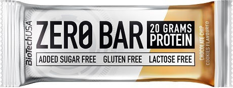 Biotech USA Zero Bar with Native Whey Isolate Bar with 40% Protein & Flavor Caramel Chocolate 50gr