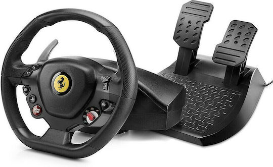 Thrustmaster T80 Ferrari 488 GTB Edition Volan cu Pedale pentru PS4 cu 270° Grade de Rotire