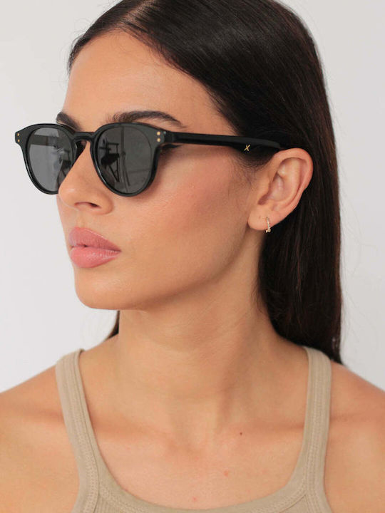 Oscar & Frank Justice Unisex Sunglasses with Plastic Frame Gloss Black