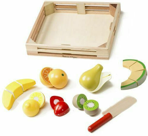 Melissa & Doug Κόβωντας Φρούτα από Ξύλο για 3+ Ετών 17τμχ
