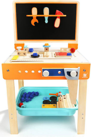 Top Bright Banc de lucru pentru copii Workbench 2 in 1 Desk Tools din lemn