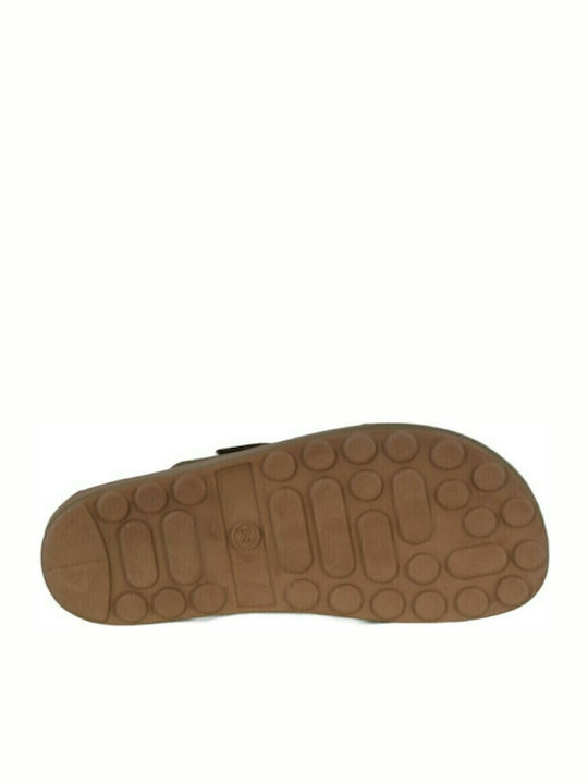 Despoina Sandale Casual Damă de Piele Anatomici Maro