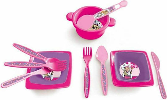 Zita Toys Aparat electrocasnic pentru copii Barbie Cuptor cu Microunde Barbie pentru 3+ ani