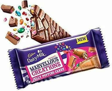 Cadbury Schokolade Milch Marvellous Creations Gelee-Knallbonbons 47gr 1Stück