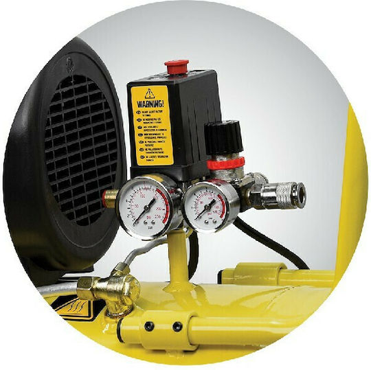 FFG AC-D 250 Easy Cu o singură fază Compresor de aer 96dB cu Putere 2hp și Rezervor de aer 50lt 47244