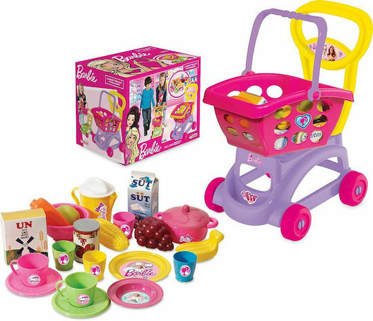 Dede Καρότσι Σούπερ Μάρκετ Barbie για 3+ Ετών 23τμχ