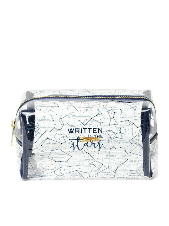 Toiletry Bag Stars with Transparency 18cm