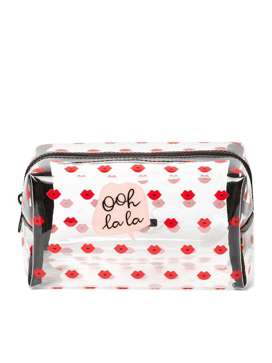 Toiletry Bag Ooh Lala with Transparency 18cm