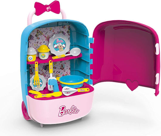 Bildo Mega Case Trolley Küchen Barbie Für 3+ Jahre 18 Stück