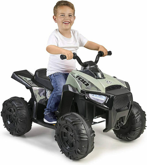 Tricicletă pentru copii Inspirat Quad Boxer Electrică 12 volți Verde