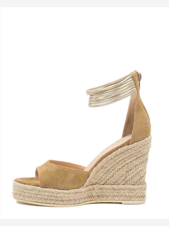 Women's Suede Platforms ZAKRO COLLECTION SP-55-SS22 SAND SAND