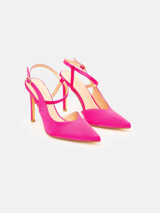 InShoes Pointed Toe Stiletto Fuchsia High Heels
