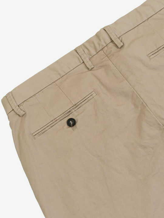 Trousers Elastic in Regular Fit Beige