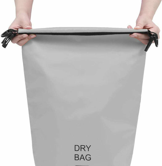 vidaXL Waterproof Bag Shoulder Bag from PVC Gray