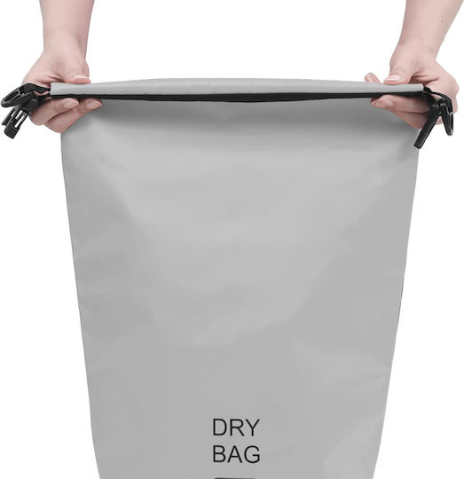 vidaXL Waterproof Bag Shoulder Bag from PVC Gray