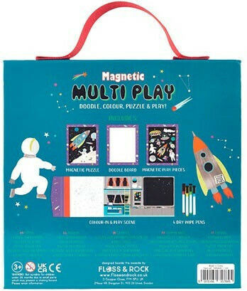 Floss & Rock Magnetic Construction Toy Space For Children 3+ Years