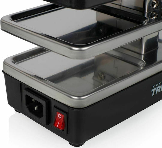 Tristar Tabletop Electric Grill Raclette Ribbed Plate 400W 23.8cmx10.4cmcm