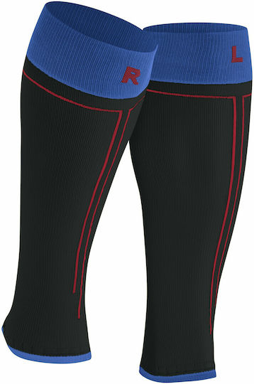 Falke Energizing Tube Elastische Wadenstützen Schwarz Blau 16021-3006