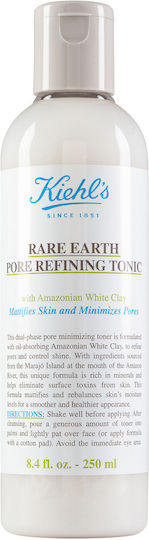 Kiehl's Rare Earth Pore Refining Tonic Lotion Facial Toning for Oily Skin 250ml