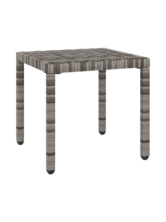 Liegestuhl Rattan mit Kissen Grey mit Tisch 2Stück 195x60x95cm.